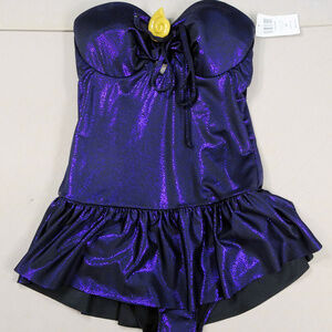 Disney Purple Sparkle One Piece Swimsuit Ursula